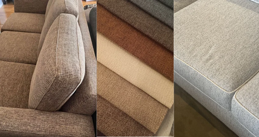 sofa cushion fabric samples